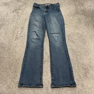 Levi's 315 Shaping Bootcut Mid Rise Stretch Denim Jeans Womens 27x32 Blue Casual